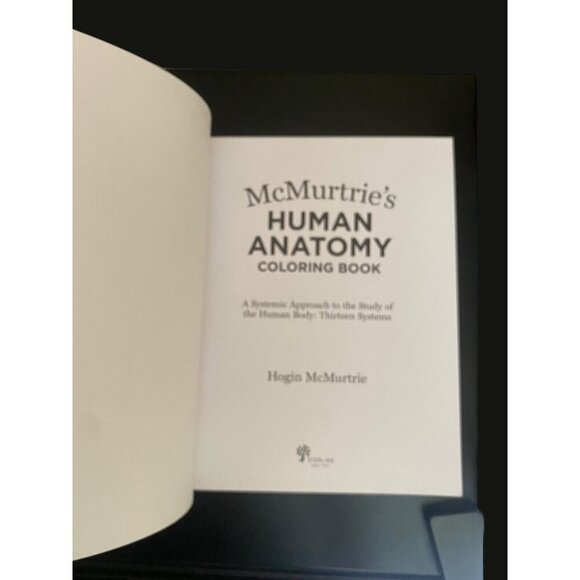 New McMurtries Human Anatomy Coloring Book 3rd Edition With 1000+ Illustrations - Picture 4 of 13